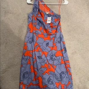 NWT!! Brand new JCrew Factory one shoulder dress!!